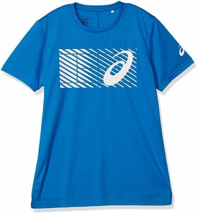 asics アシックス テニスウェア 半袖Ｔシャツ プラィクティスショートスリーブトップ ブルー 2041A102 メンズS 新品