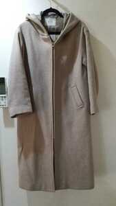  slow b Iena SLOBEIENA. with a hood . long coat F pink beige group 