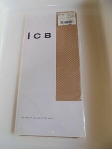 新品 iCB ひざ下丈 High socks シャイニーダイヤ柄 シェーヌ 22~25cm