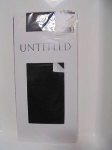 新品 UNTITLED アンタイトル シャドウスパイラルハイソックス ブラックベリー 23~25cm