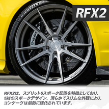 4本セット ロハナ Rohana RFX2 20x9.0J +40 9J 20x10.0J +42 10J 5/108 MB ブラック LIONHART LH-FIVE 245/35R20 285/30R20 JAGUAR_画像4