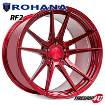 4本セット ロハナ Rohana RFX2 20x10.0J +25 10J 20x11.0J +28 11J 5/112 GR レッド LIONHART LH-FIVE 275/35R20 285/35R20 BMW_画像1