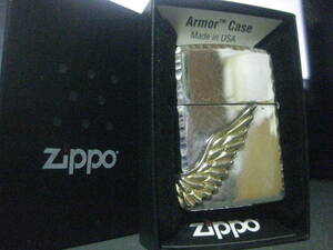 限定.0800/1000 Armor アーマー The Angei's Wings 豪華 三連面 ウィング メタル ZIPPO(05年)RC88 ジッポ