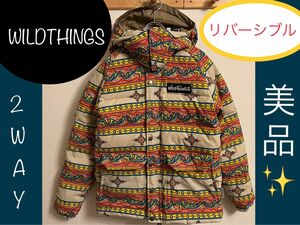 【WILDTHINGS】ワイルドシングス カシミール ダウン ジャケット 防寒 ユニセックス