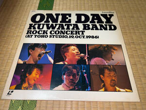 ● LD「レーザーディスク(株) / ONE DAY KUWATA BAND ROCK CONCERT (桑田佳祐) / 1987」●