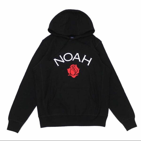 ノア NOAH Rose Logo Hoodie パーカー BLACK ブラック