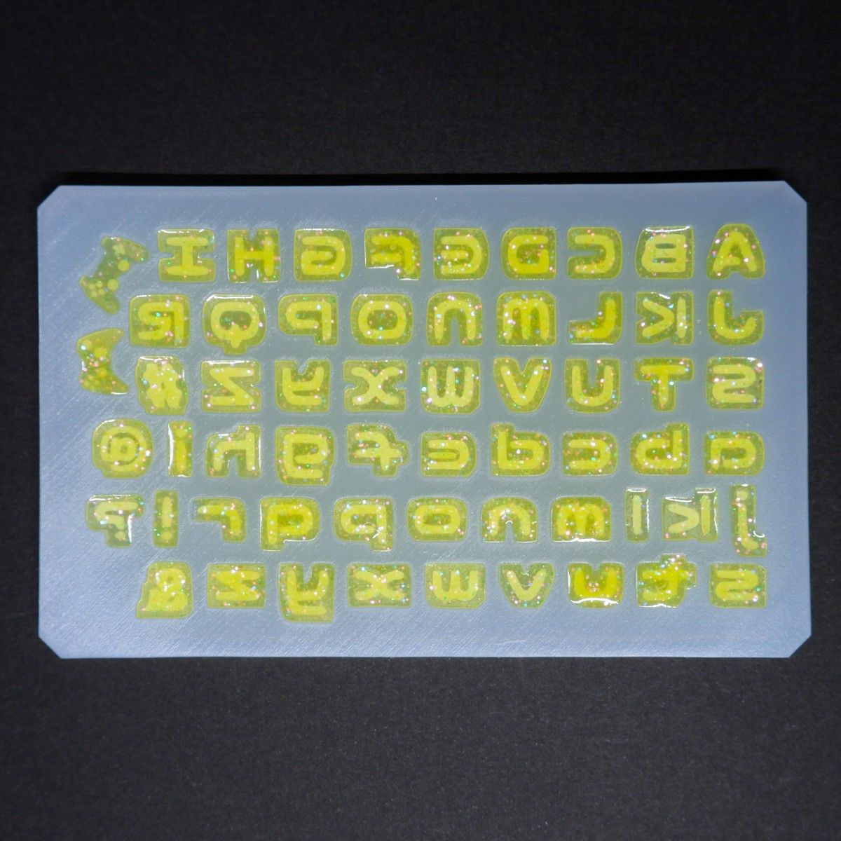 アイ さま シリコンモールド にこまる ひらがな 数字 うちわ文字 袋