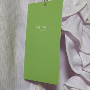 新品タグ付き オリヒカ 長袖シャツ 薄ピンク