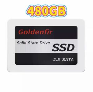 【6日間SALE！】SSD Goldenfir 480GB SATA3 / 6.0Gbps 2.5インチ 高速 NAND TLC 内蔵 デスクトップPC ノートパソコン