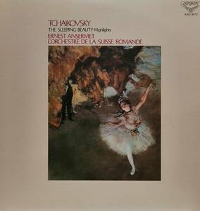 LP盤 エルネスト・アンセルメ/Suisse Romande　Tchaikovsky バレエ音楽「眠りの森の美女」ハイライツ