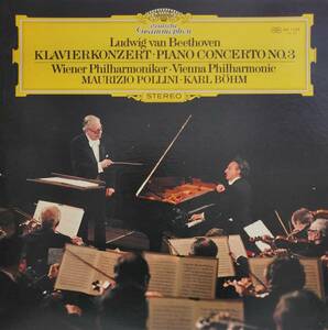 LP盤 マウリツィオ・ポリーニ/カール・ベーム/Wiener Phil 　Beethoven Piano協奏曲3番 