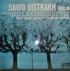 初期LP盤 ダヴィッド・オイストラフ/ユージン・オーマンディ/Philadelphia　 Tchaikovsky & Sibelius Violin協奏曲