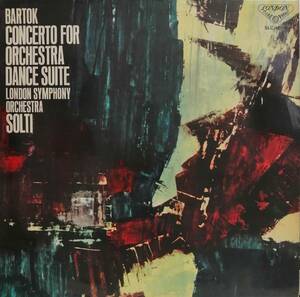 初期LP盤 ゲオルク・ショルティ/London Sym　Bartok 管弦楽の協奏曲 & 舞踏組曲