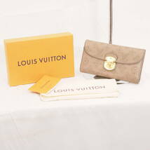 ルイ・ヴィトン マヒナ ポルトフォイユ・アメリア グリペルル LOUIS VUITTON カード 札 小銭 ブレスロック開閉式 長財布+元箱[TH3079]LV8_画像2