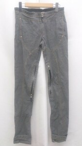 STELLAMCCARTNEY Stella McCartney Denim брюки молния обтягивающий кнопка утерян размер 38 черный женский 1203000026714