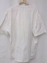 masonprince メゾンプリンス Tシャツ 半袖 カットソー ロゴ mspe シミ有り サイズ3 ホワイト メンズ 1210000005229_画像2