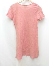 MISSONI ミッソーニ Tシャツ 半袖 チュニック　ワンピース Lサイズ ピンク レディース 1203000002534_画像2