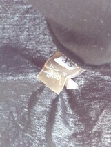 Stussy ステューシー Tシャツ 半袖 パロディ　汚れあり XSサイズ ブラック レディース 1203000002060_画像4