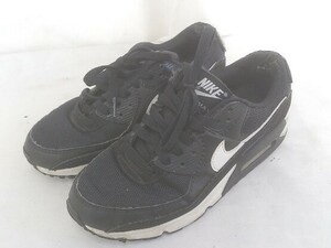 NIKE ナイキ ローカットスニーカー CQ2560-001 AIR MAX 90 エアマックス　スレ・破れ有り 23.5cm ブラック レディース 1208000010305