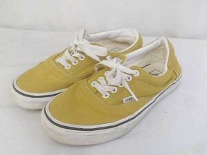 Ｖａｎｓ　バンズ ローカットスニーカー オールドスクール　751505　無地　スケボー 24.5ｃｍ イエロー メンズ 1208000010725