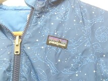 PATAGONIA ジャケット 長袖 星座 宇宙 総柄 タグ切れ サイズ ブルー キッズ 1208000005608_画像4