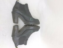 DrMartens ドクターマーチン サイドゴアブーツ レザー ヒール チェルシー HURSTON 擦れ有り 22.5cm ブラック レディース 1205000012667_画像7