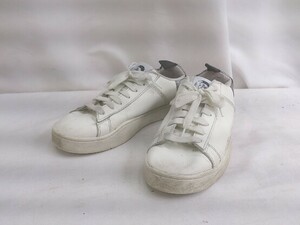 DIESEL ディーゼル ローカットスニーカー S-CLEVER LOW LACE レザー 25.5cm ホワイト レディース 1209000002024