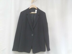 MARINARINALDI テーラードジャケット 長袖 シングルボタン オーバーサイズ サイズ75 ブラック レディース 1209000009146