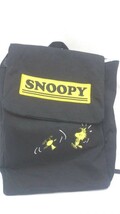 SNOOPY スヌーピー バックパック　 リュック ブラック ユニセックス 1201000025874_画像1