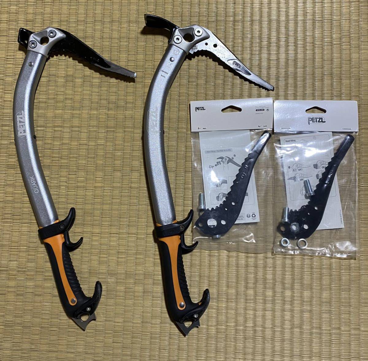 ペツル クォーク アッズ\u0026ハンマー 2本セット Petzl Quark おまけ