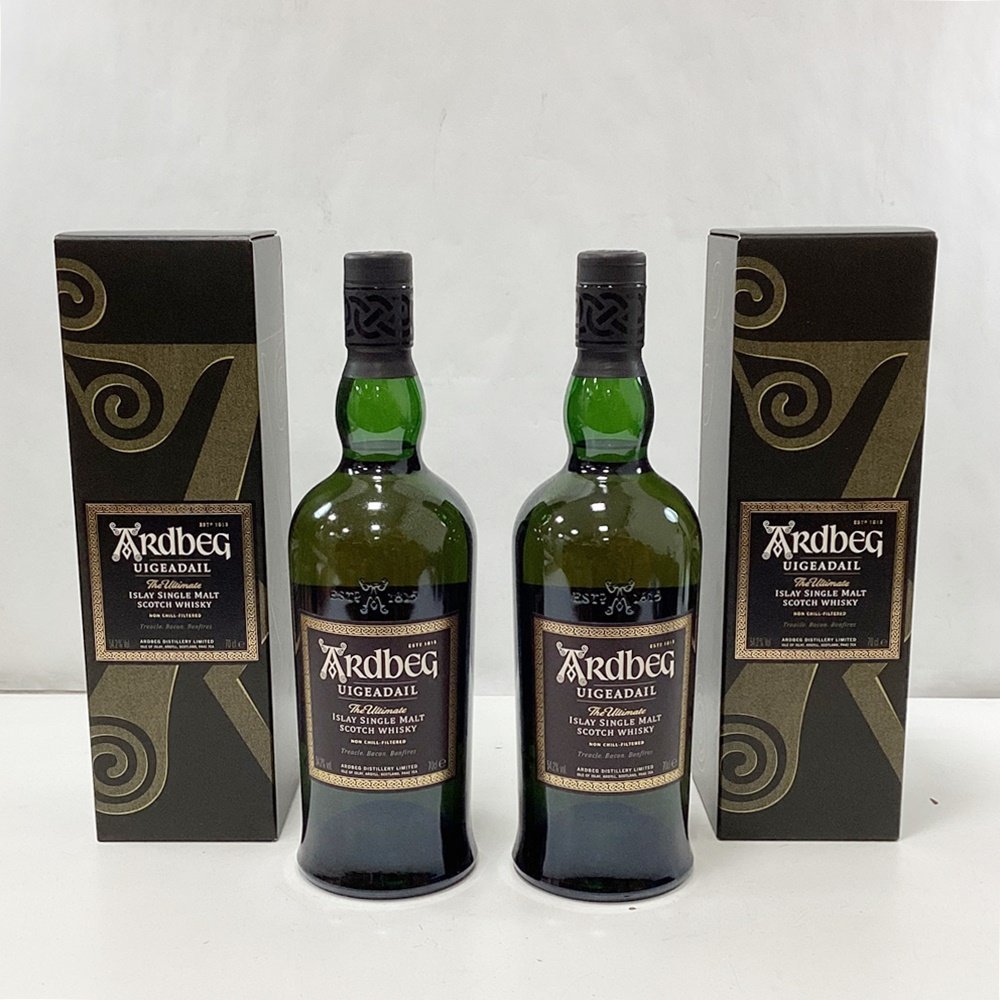 最終価格】アードベッグ ウーガダール2本 10年1本 飲料/酒 ウイスキー