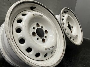 旧車ホイール SUPER RAP スーパーラップ BRIDGESTONE製 14インチ 2本 6J4HPCD100+38 軽量 希少 当時物　(VHB366)