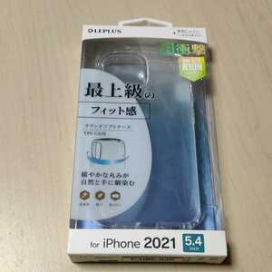 ◎MSソリューションズ iPhone 13 mini対応 5.4inch ソフトケースCLEAR Round クリア