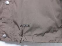 AIGLE エーグル ジャケット POLARTEC キッズ 150 茶　irmri kn506_画像7