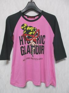 ヒステリック HYSTERIC 子供服 ラグラン カットソー ピンク Tシャツ 130 yg2941