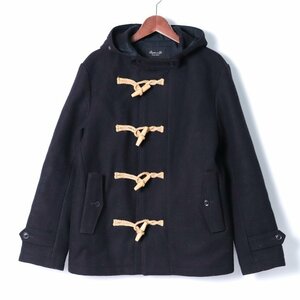 ユナイテッドアローズ ダッフルコート 無地 ジャケット アウター ウール混 メンズ Mサイズ ネイビー UNITED ARROWS