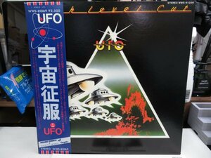 mK2｜無傷【 LP / CHRYSALIS JP MAT: 1S/1S / COLOR VINYL / w/OBI 】UFO「宇宙征服」