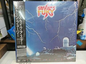 ｍK2｜未試聴盤！【 LP / WARNER PIONEER JP MAT: 1/2 / w/OBI 】STONE FURY（ストーン・フューリー）「バーンズライクアスター」