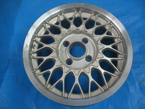 BBS　RG036　14インチ　6J　＋40　4穴　1本　14×6J　＋40　PCD100　14×6.0J　アルミホイール　ET40　内径約5.6㎝　GERMANY　① 