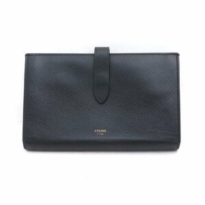 CELINE ラージストラップウォレット ブラック S-LM-4188 セリーヌ 長財布