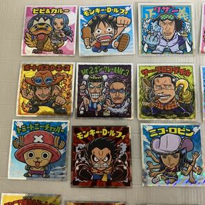 ロッテ ワンピースマン&肉リマン シールまとめセット/ONEPIECE/キン肉マン/ルフィ/ロビンマスク/ビックリマン風シール/タブりスレ等経年の画像2