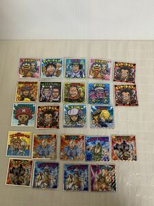  Lotte One-piece man & meat li man seal summarize set /ONEPIECE/ Kinnikuman /rufi/ Robin mask / Bikkuri man manner seal /tab. attrition etc. passing of years 