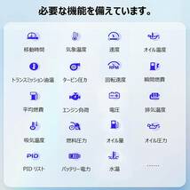 日本語版 A450-o HUD OBD2 メーター、タコメーター、車 ヘッドアップディスプレイ多機能デジタル マルチメーター、障害診断、警告機能付き_画像6