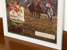 1978年 USA 洋書雑誌広告 額装品 Marlboro マルボロ (A4サイズ) / 検索用 マルボロマン 白馬 馬 店舗 ガレージ 看板 ディスプレイ 装飾_画像3