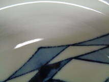 和風陶器　藍染菱つなぎ小鉢揃　服部幸應デザイン　陶器　和食器　未使用品_画像5