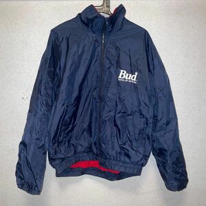 【一点物】90's Budweiserバドワイザー マウンテンパーカー ブルゾン ナイロンジャケット JACKET 中綿