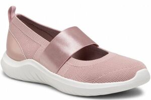 Clarks 26cm light weight Loafer Flat ballet pink strap slip-on shoes soft sole heel boots sneakers pumps RRR77