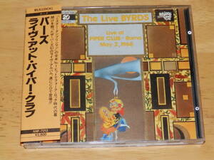 ◆◇THE BYRDS(ザ・バーズ)【ライヴ・アット・パイパー・クラブ(Live At Piper Club - Roma, May 2, 1968)】帯付き日本盤CD◇◆