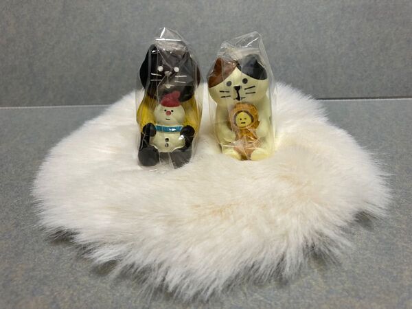 コンコンブル ピーナッツ猫と雪だるま猫セット