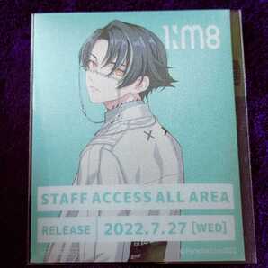 自己紹介欄 商品説明を必ずご覧ください パラライ 1Nm8 イツキ スタッフパス風ステッカー 特典 グッズ CD アルバム FATE Paradox Live